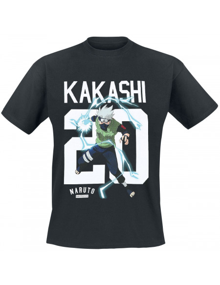 Naruto Kakashi - Move T-shirt noir