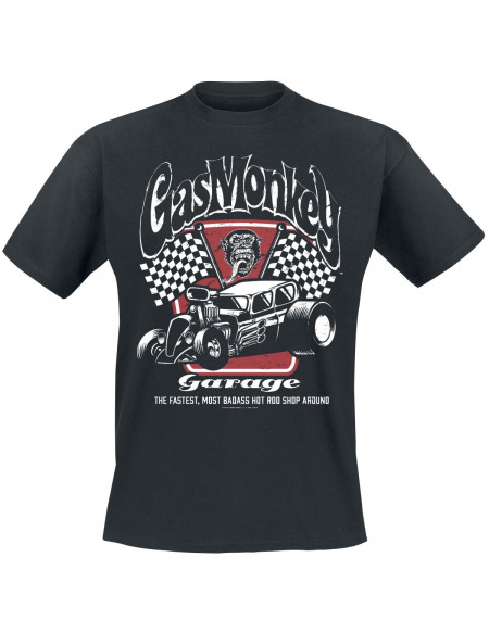 Gas Monkey Garage Garage T-shirt noir
