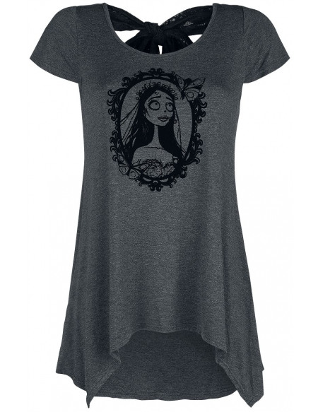Les Noces Funèbres Emily T-shirt Femme gris chiné