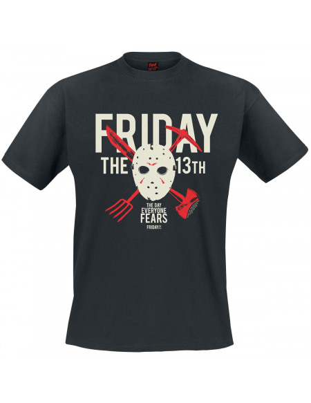 Vendredi 13 Day Of Fear T-shirt noir