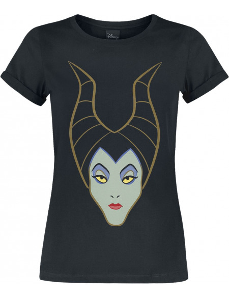 Disney Villains Maléfique - Tête T-shirt Femme noir
