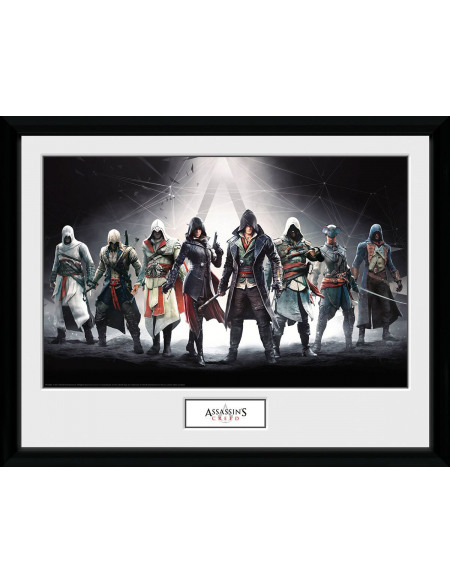 Assassin's Creed Personnages Photo encadrée Standard