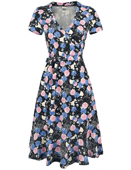 Alice Au Pays Des Merveilles Flora Robe multicolore