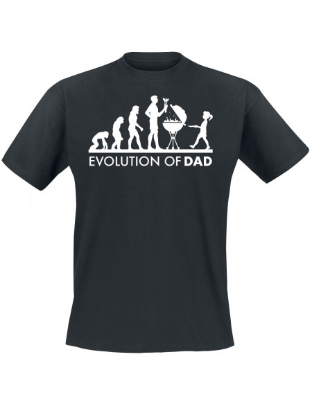 Evolution Of Dad T-shirt noir