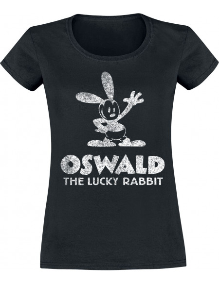 Oswald the Lucky Rabbit Oswald T-shirt Femme noir