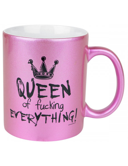 Queen Of Fucking Everything Queen of fucking everything Mug rose