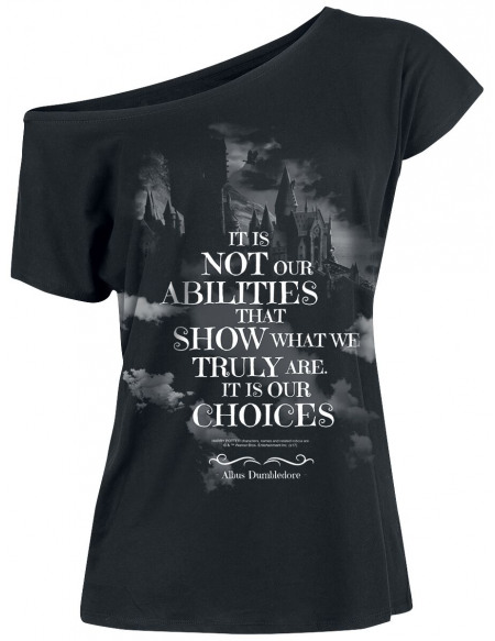 Harry Potter Choices T-shirt Femme noir