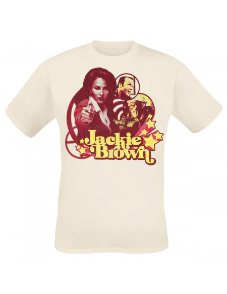 Jackie Brown Stars T-shirt naturel