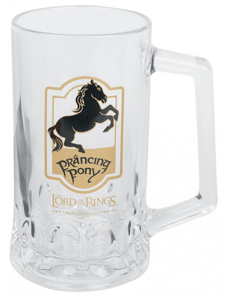 Le Seigneur Des Anneaux Prancing Pony Chope à bière transparent