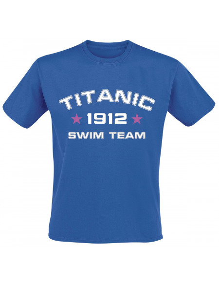 Titanic Swim Team T-shirt bleu roi