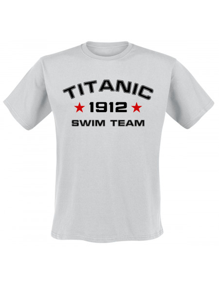 Titanic Swim Team T-shirt gris chiné