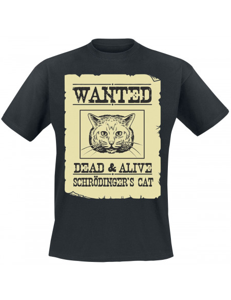 Schrödinger's Cat T-shirt noir