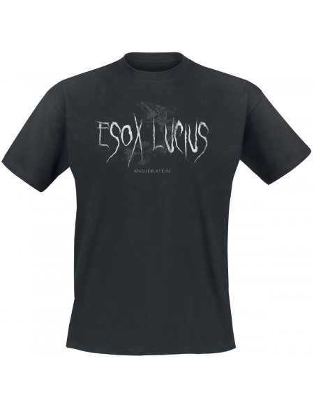 Anglerlatein Esox Lucius T-shirt noir