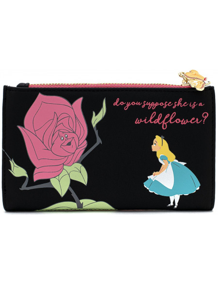 Alice Au Pays Des Merveilles Loungefly x Disney - Sprechende Blumen Portefeuille Standard