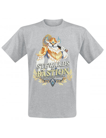 World Of Warcraft Shadowlands - Here To Help T-shirt gris chiné