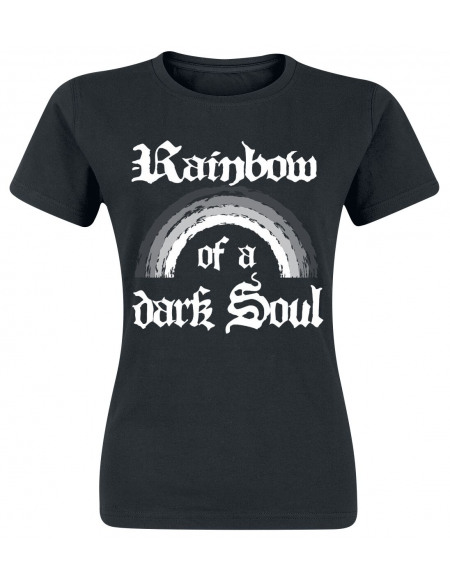 Rainbow Of A Dark Soul T-shirt Femme noir