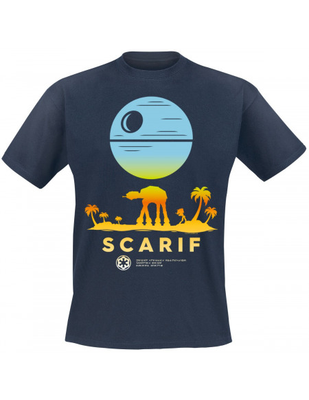 Star Wars Rogue One - Scarif T-shirt marine