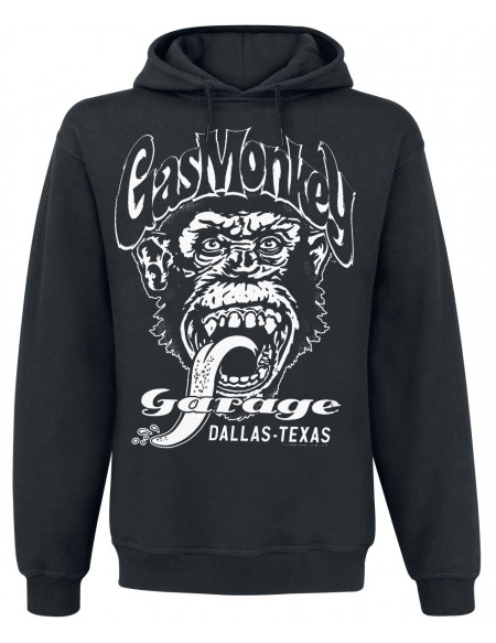 Gas Monkey Garage Dallas Texas Sweat à capuche noir