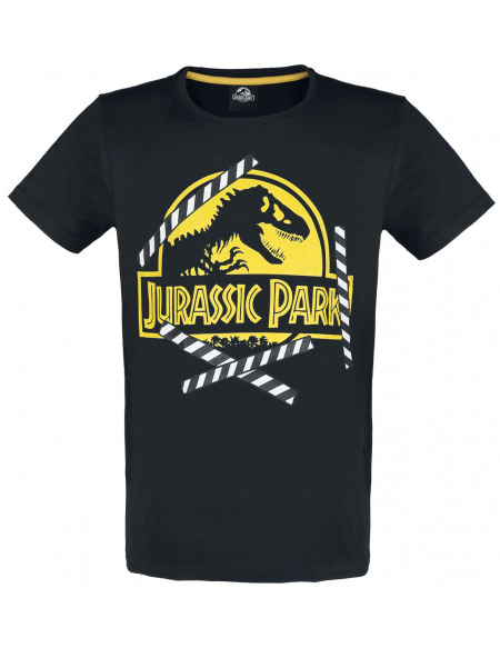 Jurassic Park Logo Under Construction T-shirt noir