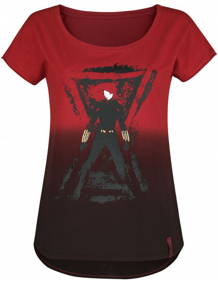 Black Widow Black Widow T-shirt Femme noir/rouge