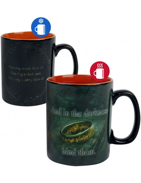 Le Seigneur Des Anneaux Sauron - Tasse mit Thermoeffekt Mug multicolore