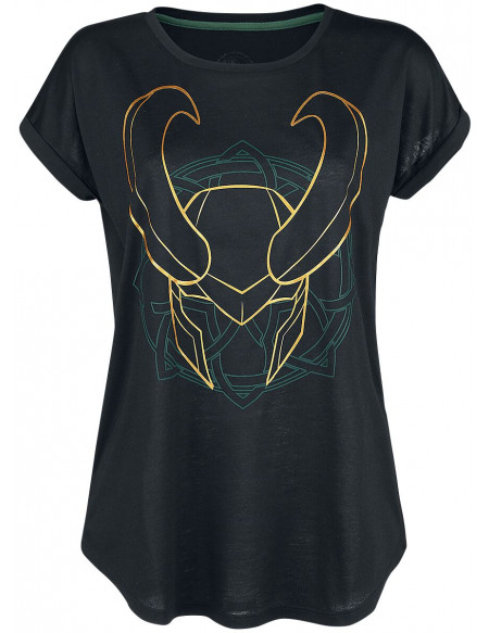 Loki Casque De Loki T-shirt Femme noir