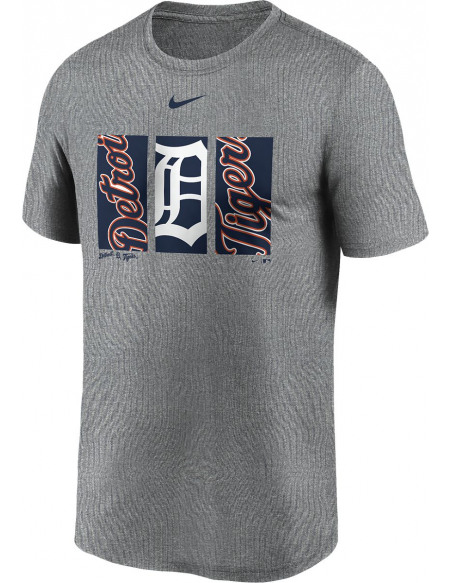 MLB Nike - Detroit Tigers T-shirt gris sombre chiné