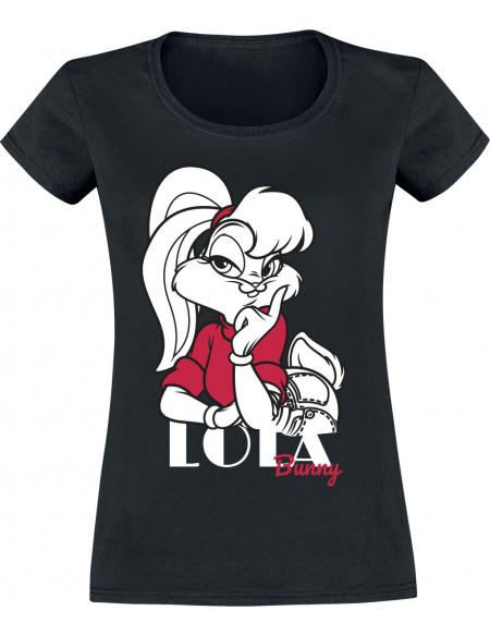 Looney Tunes Lola T-shirt Femme noir