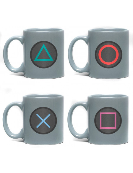 Playstation Boutons - Set De Tasses Espresso Set de Mugs multicolore