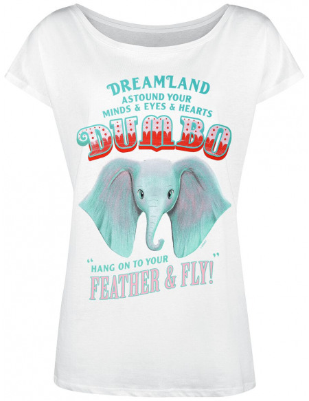 Dumbo Astound Your Minds T-shirt Femme blanc