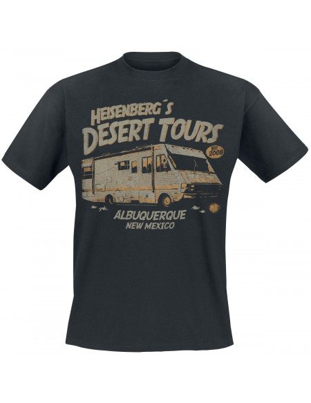Breaking Bad Heisenberg Desert Tours T-shirt noir