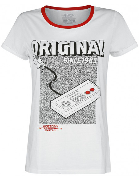Nintendo NES - Nintendo Entertainment System T-shirt Femme blanc