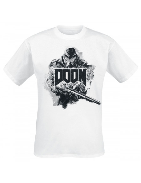 Doom Slayer T-shirt blanc