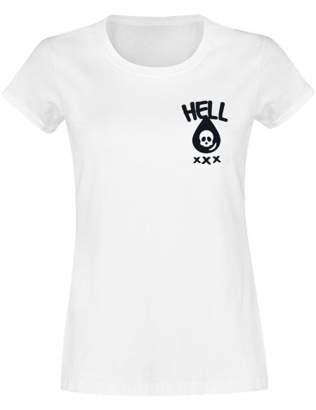 The bearded Phil Hell T-shirt Femme blanc