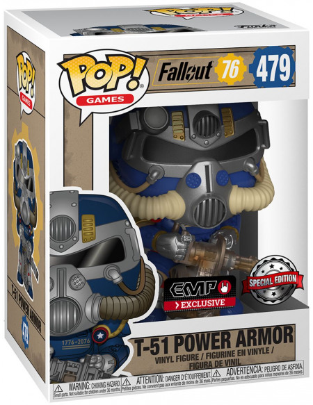 Fallout 76- Armure Assistée Tricentenaire Funko Pop! nº479 Figurine de collection Standard