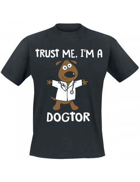 Trust Me, I'm A Dogtor T-shirt noir