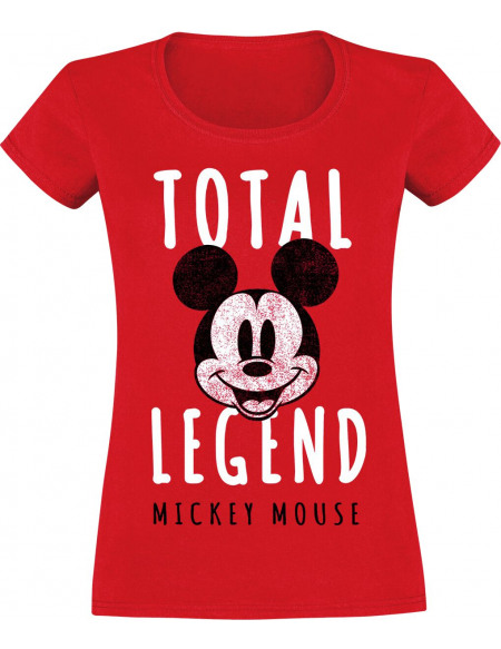 Mickey & Minnie Mouse Total Legend T-shirt Femme rouge
