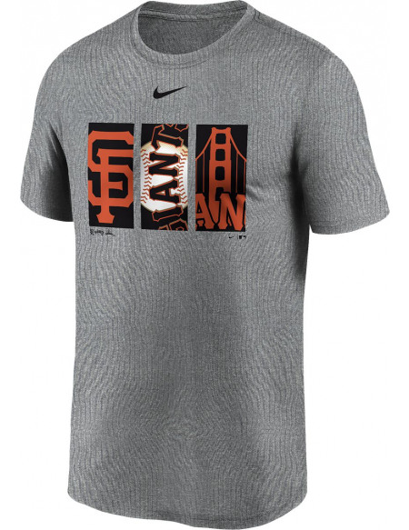 MLB Nike - San Francisco Giants T-shirt gris sombre chiné