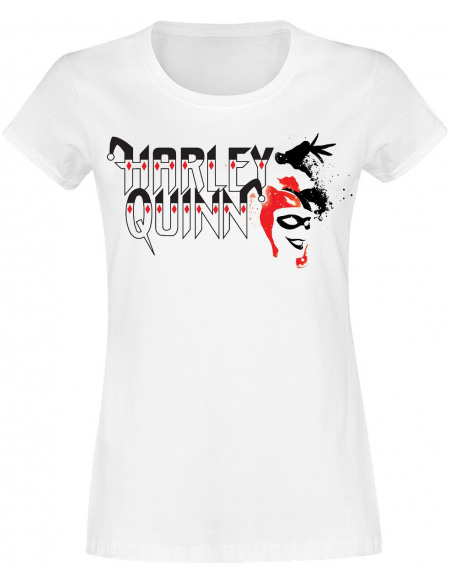 Suicide Squad Harley Quinn T-shirt Femme blanc