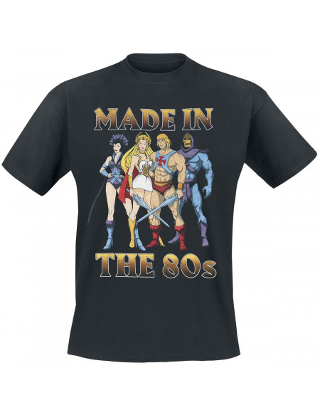 Masters Of The Universe He-Man - Made In The 80s T-shirt noir