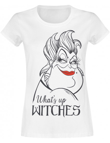 La Petite Sirène Whats Up Witches T-shirt Femme blanc