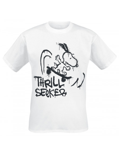 Snoopy Thrill Seeker T-shirt blanc