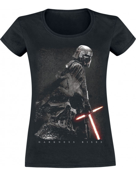 Star Wars Épisode 9 - L'Ascension De Skywalker - Kylo Ren & Dark Vador - Darkness Rises T-shirt Femme noir