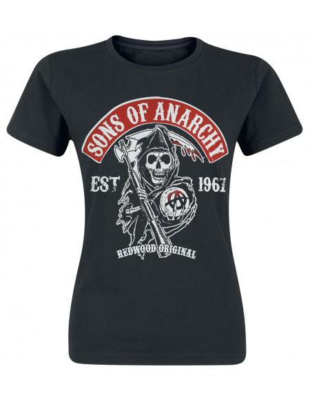 Sons Of Anarchy Redwood Original T-shirt Femme noir