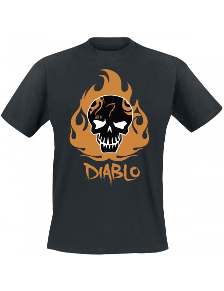 Suicide Squad El Diablo T-shirt noir