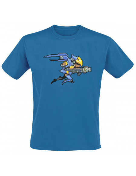 Overwatch Pharah T-shirt bleu
