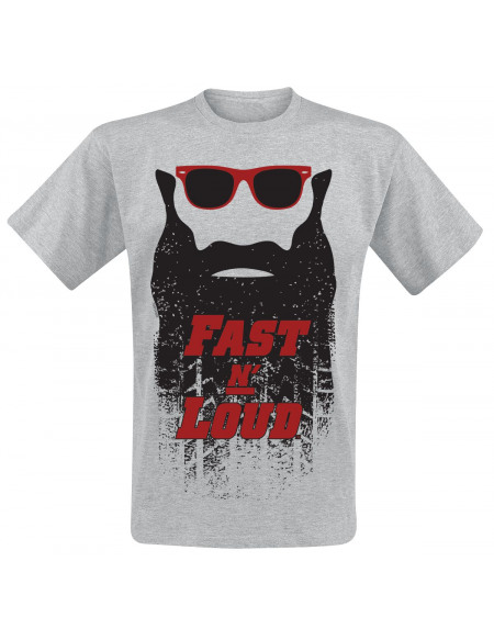 Fast ´n Loud Kaufman T-shirt gris chiné