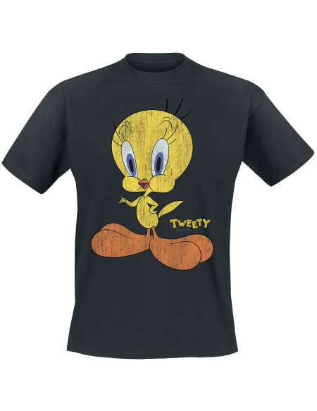 Looney Tunes Titi T-shirt noir
