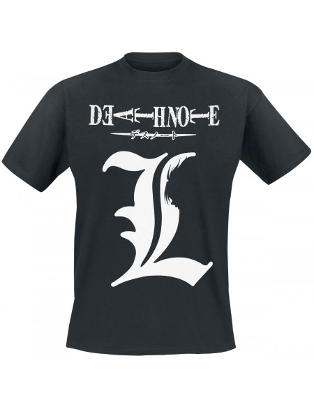 Death Note Shadow Of L T-shirt noir