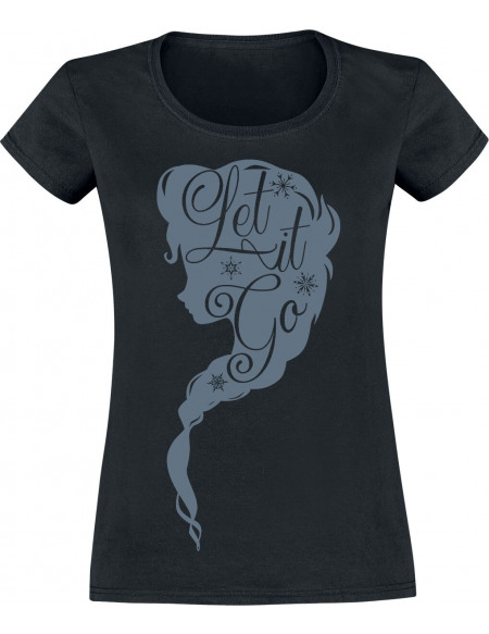 La Reine Des Neiges Elsa - Let It Go T-shirt Femme noir